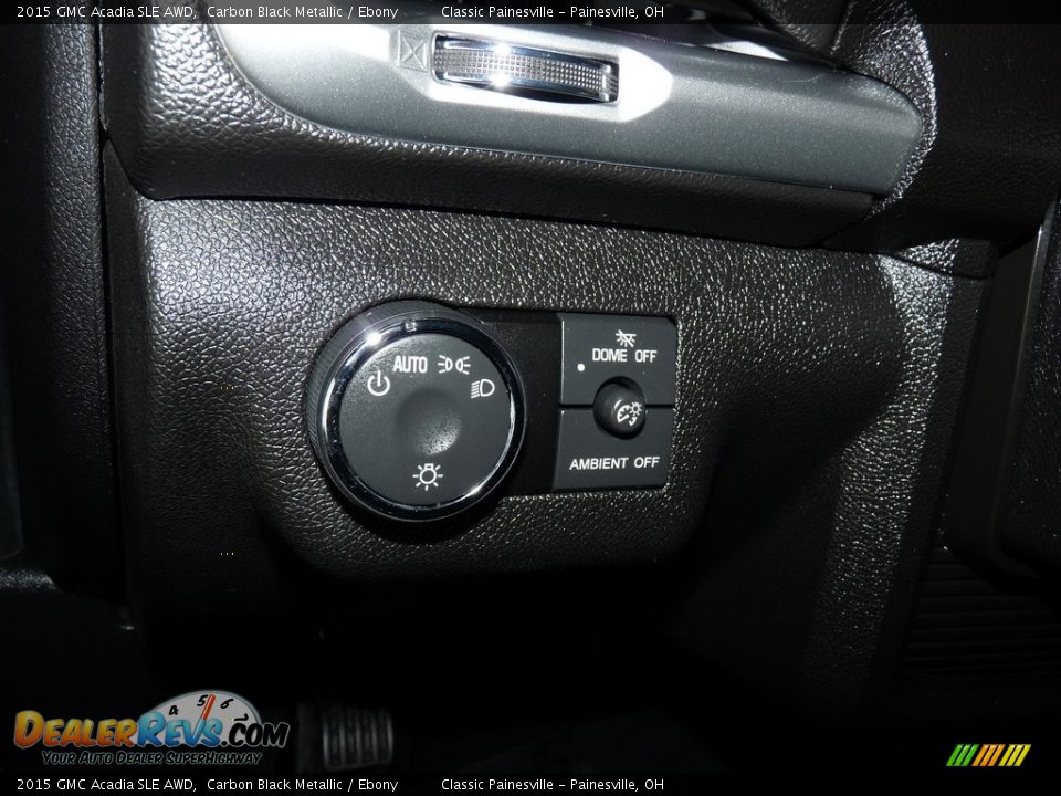 2015 GMC Acadia SLE AWD Carbon Black Metallic / Ebony Photo #13
