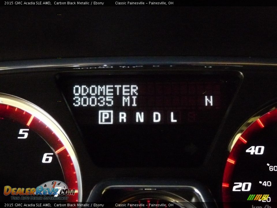 2015 GMC Acadia SLE AWD Carbon Black Metallic / Ebony Photo #16