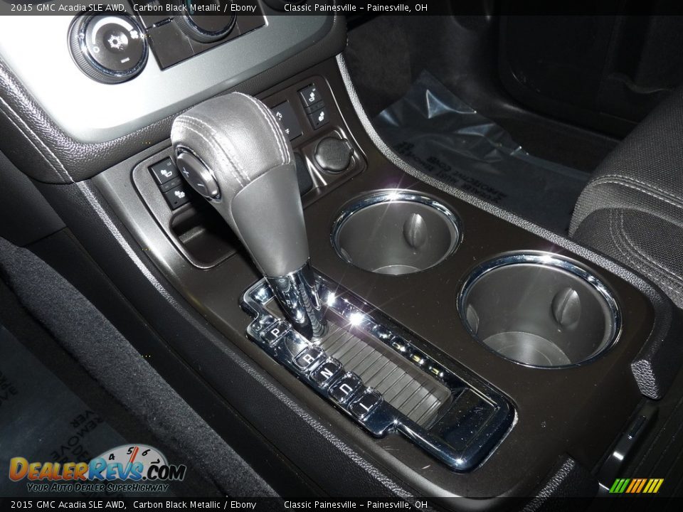 2015 GMC Acadia SLE AWD Carbon Black Metallic / Ebony Photo #17