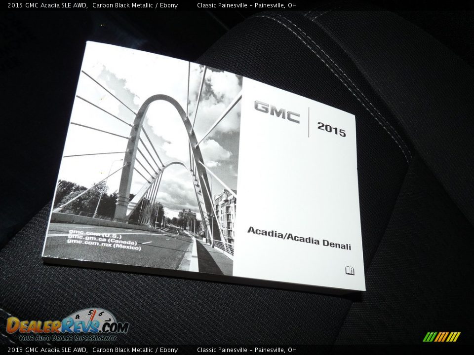 2015 GMC Acadia SLE AWD Carbon Black Metallic / Ebony Photo #18