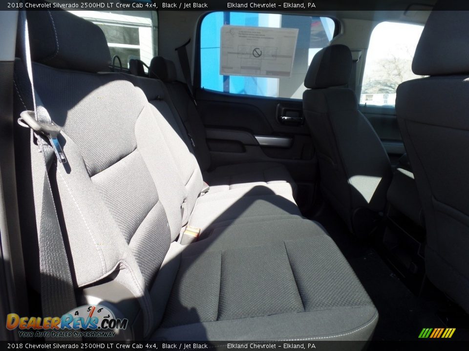 2018 Chevrolet Silverado 2500HD LT Crew Cab 4x4 Black / Jet Black Photo #16