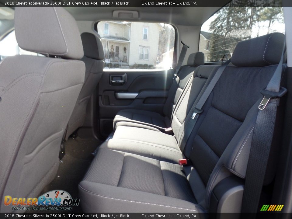 2018 Chevrolet Silverado 2500HD LT Crew Cab 4x4 Black / Jet Black Photo #18