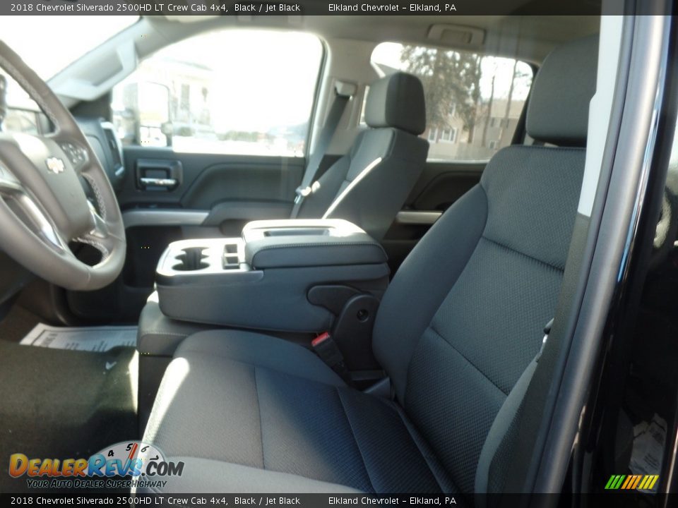 2018 Chevrolet Silverado 2500HD LT Crew Cab 4x4 Black / Jet Black Photo #20