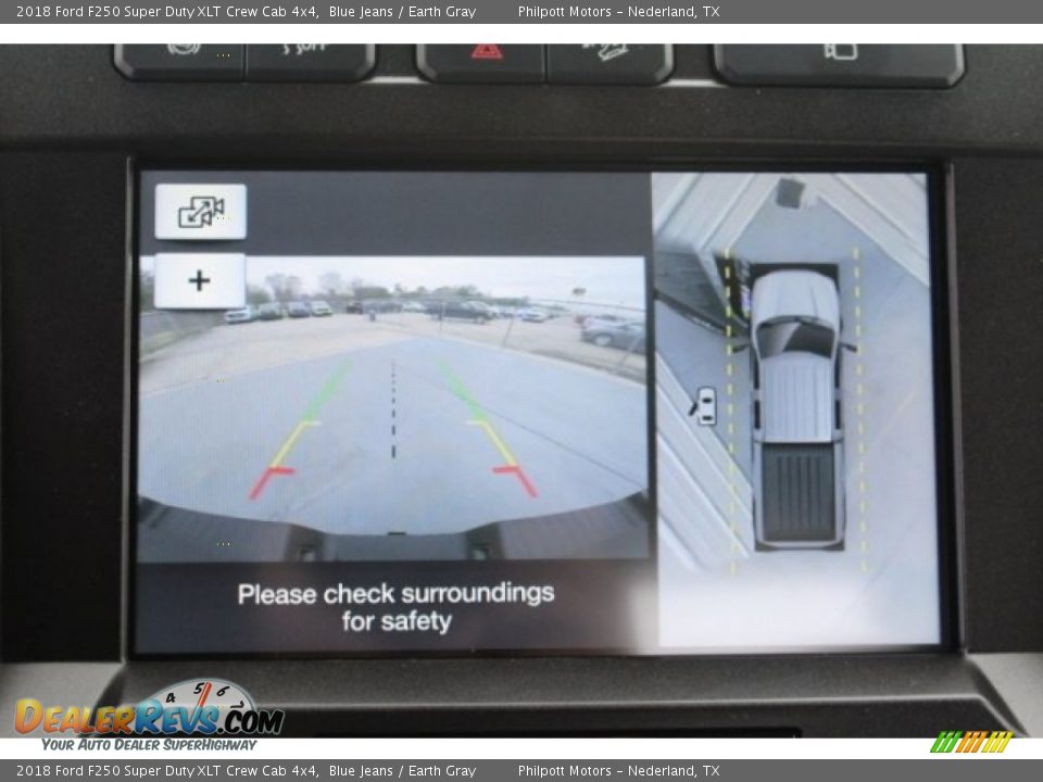 2018 Ford F250 Super Duty XLT Crew Cab 4x4 Blue Jeans / Earth Gray Photo #15