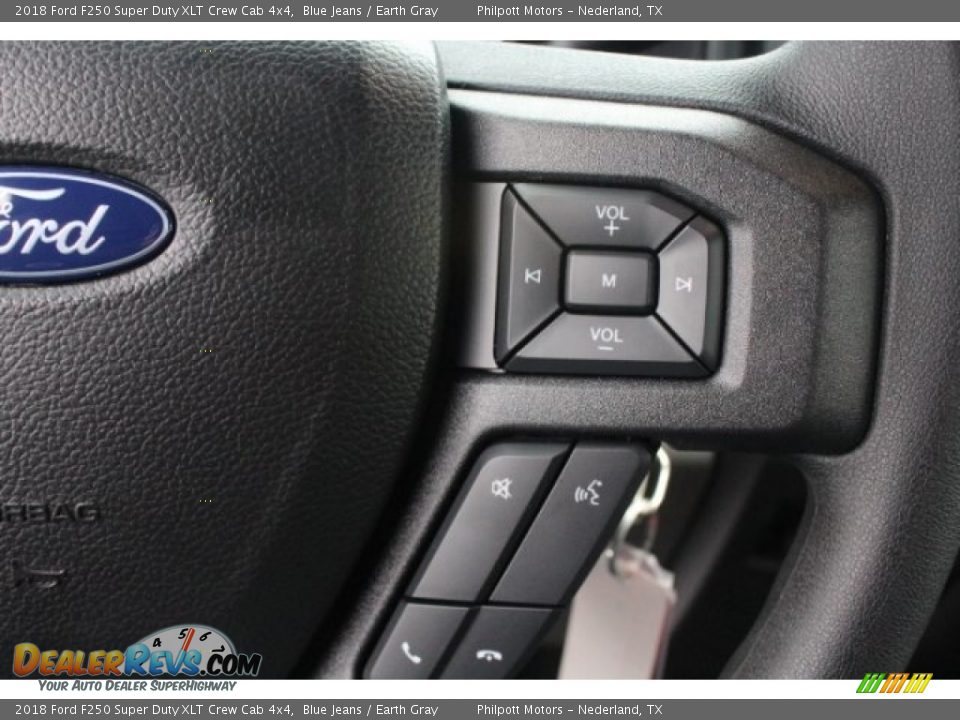 2018 Ford F250 Super Duty XLT Crew Cab 4x4 Blue Jeans / Earth Gray Photo #18