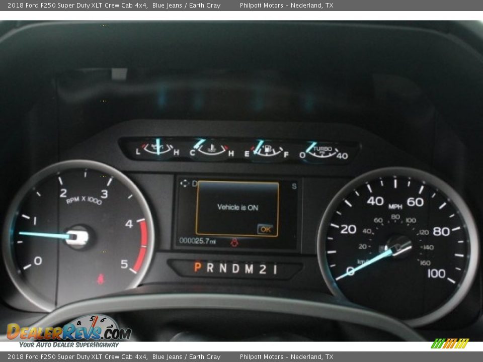 2018 Ford F250 Super Duty XLT Crew Cab 4x4 Blue Jeans / Earth Gray Photo #19