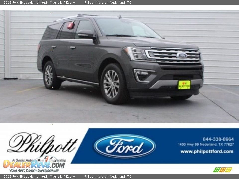 2018 Ford Expedition Limited Magnetic / Ebony Photo #1