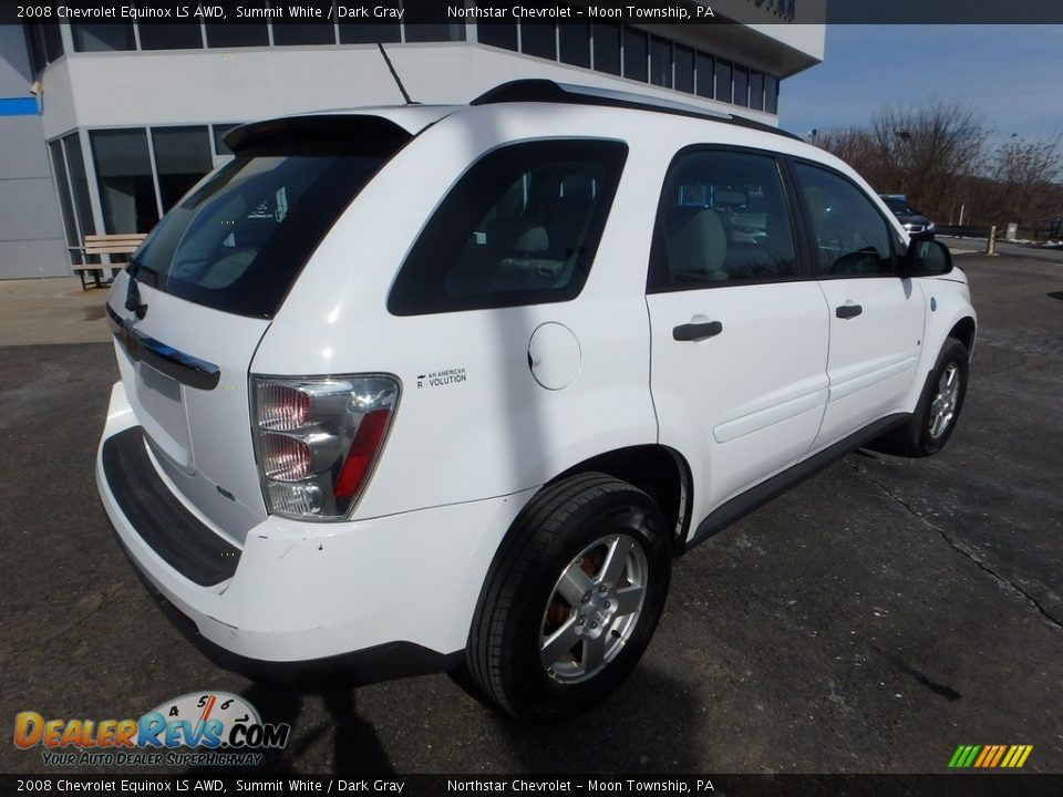 2008 Chevrolet Equinox LS AWD Summit White / Dark Gray Photo #4