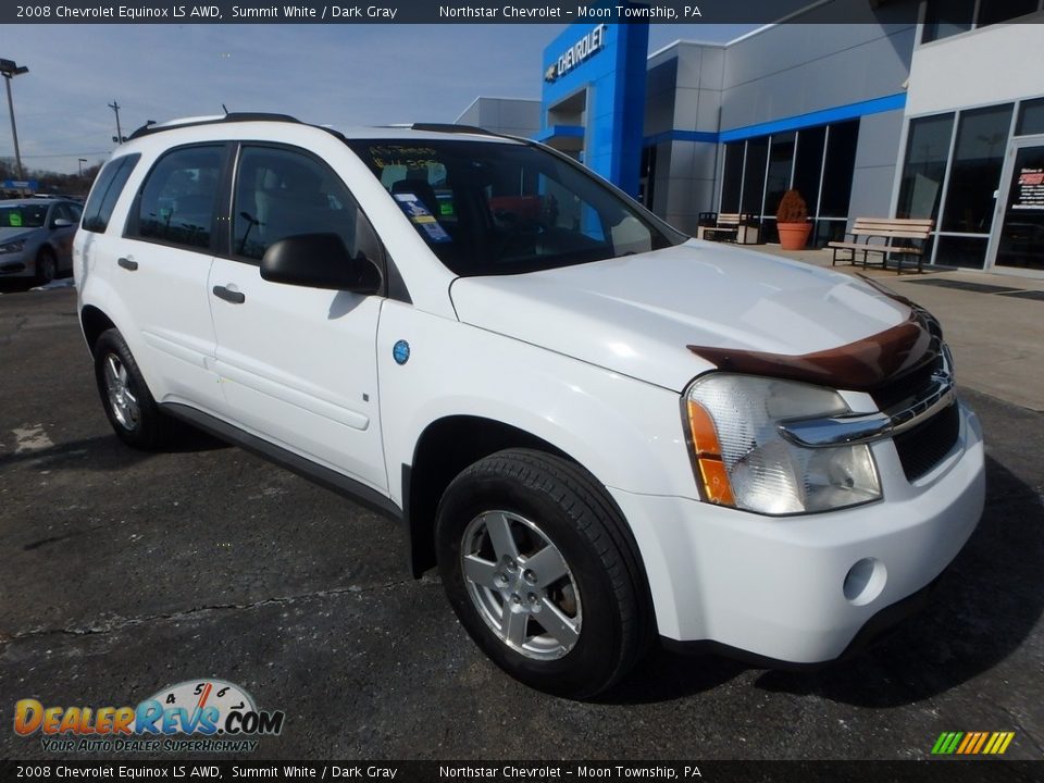 2008 Chevrolet Equinox LS AWD Summit White / Dark Gray Photo #5