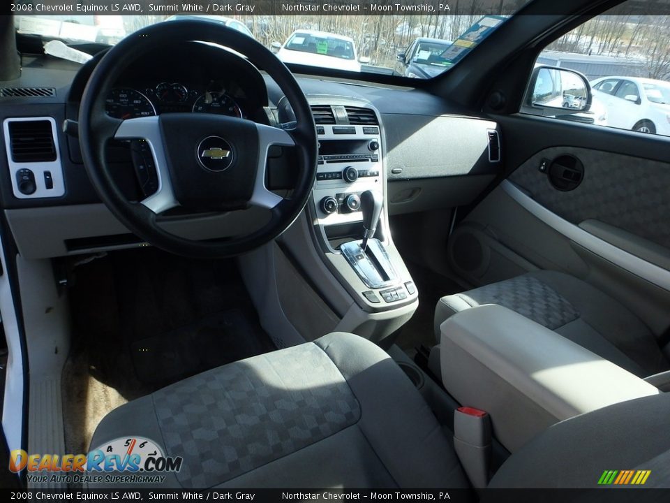 2008 Chevrolet Equinox LS AWD Summit White / Dark Gray Photo #10
