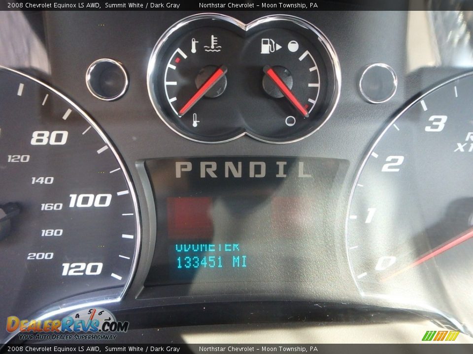 2008 Chevrolet Equinox LS AWD Summit White / Dark Gray Photo #15