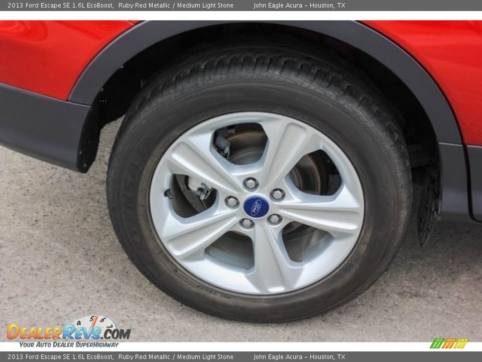 2013 Ford Escape SE 1.6L EcoBoost Ruby Red Metallic / Medium Light Stone Photo #12