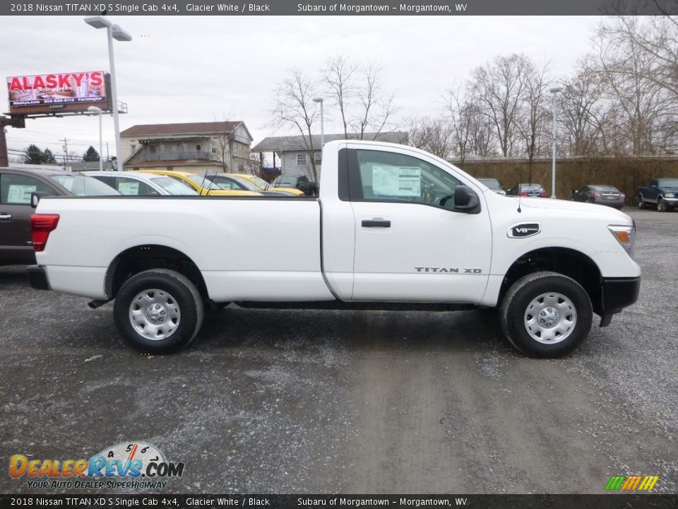 2018 Nissan TITAN XD S Single Cab 4x4 Glacier White / Black Photo #3