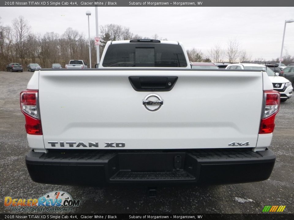 2018 Nissan TITAN XD S Single Cab 4x4 Glacier White / Black Photo #5