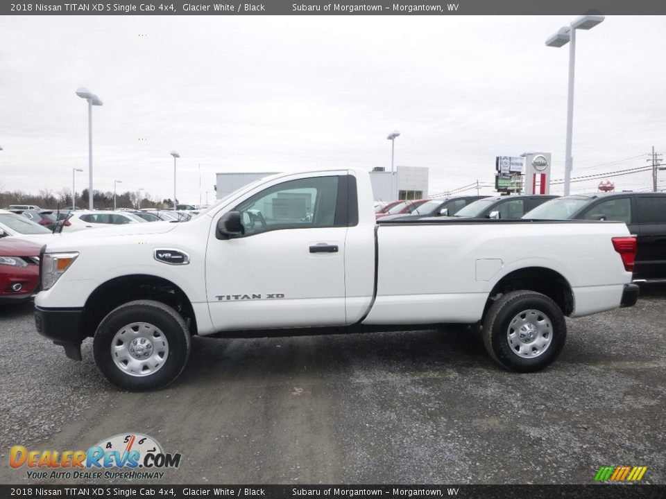 2018 Nissan TITAN XD S Single Cab 4x4 Glacier White / Black Photo #7