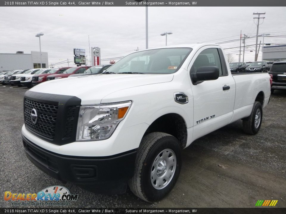 2018 Nissan TITAN XD S Single Cab 4x4 Glacier White / Black Photo #8