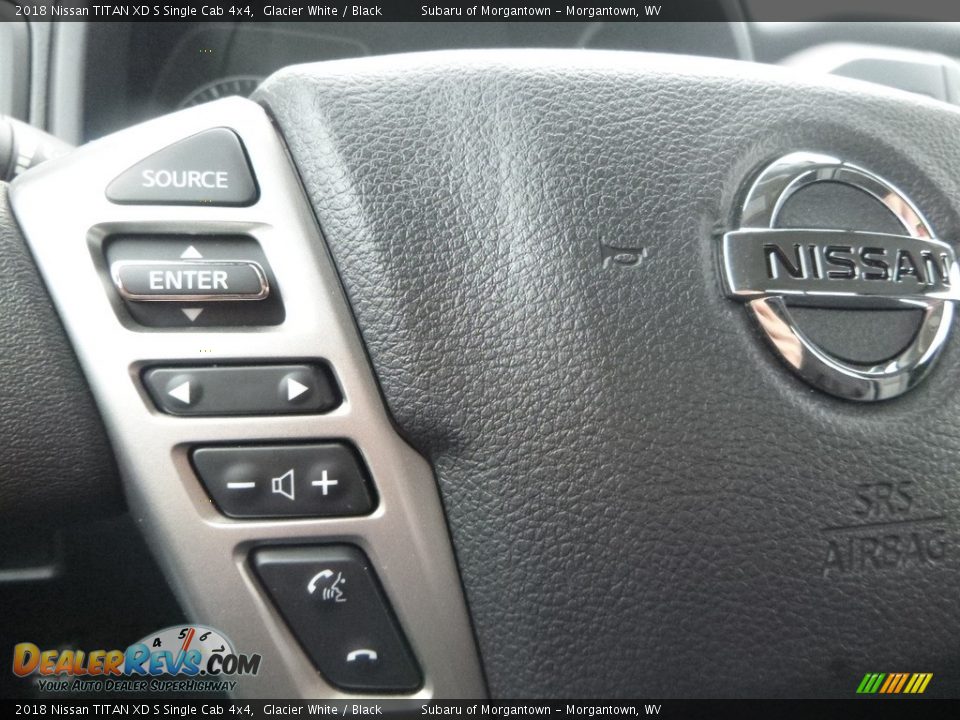 2018 Nissan TITAN XD S Single Cab 4x4 Glacier White / Black Photo #19