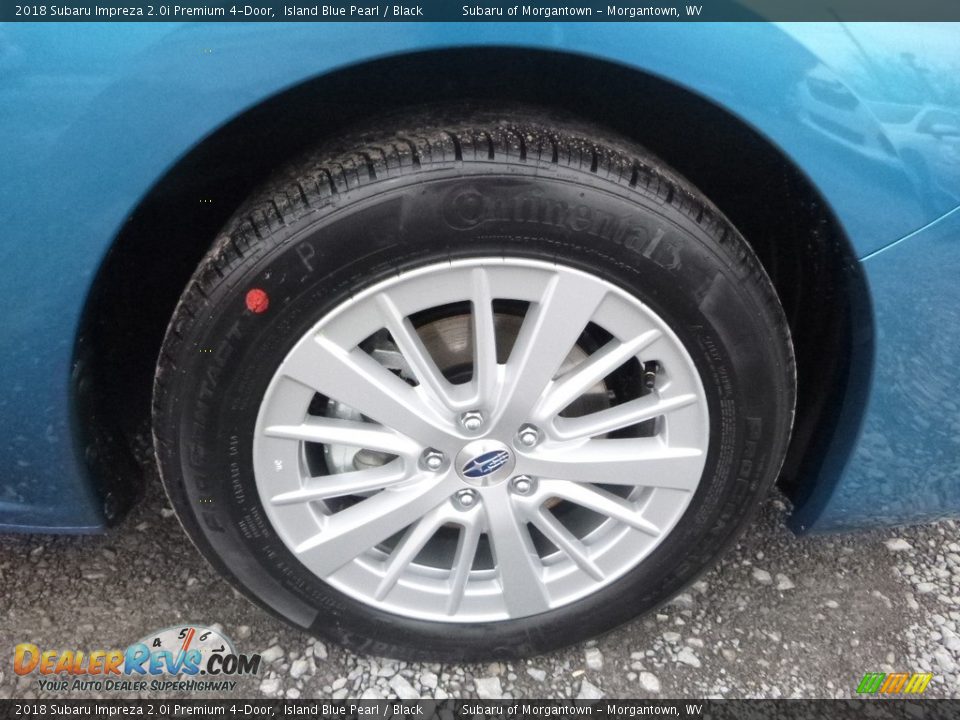 2018 Subaru Impreza 2.0i Premium 4-Door Island Blue Pearl / Black Photo #2