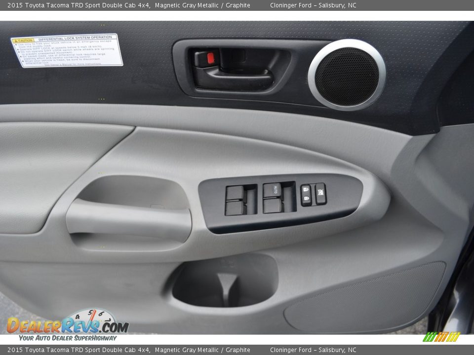 2015 Toyota Tacoma TRD Sport Double Cab 4x4 Magnetic Gray Metallic / Graphite Photo #10