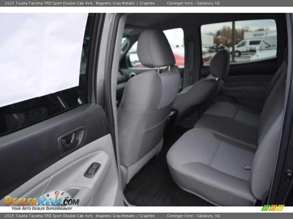 2015 Toyota Tacoma TRD Sport Double Cab 4x4 Magnetic Gray Metallic / Graphite Photo #13