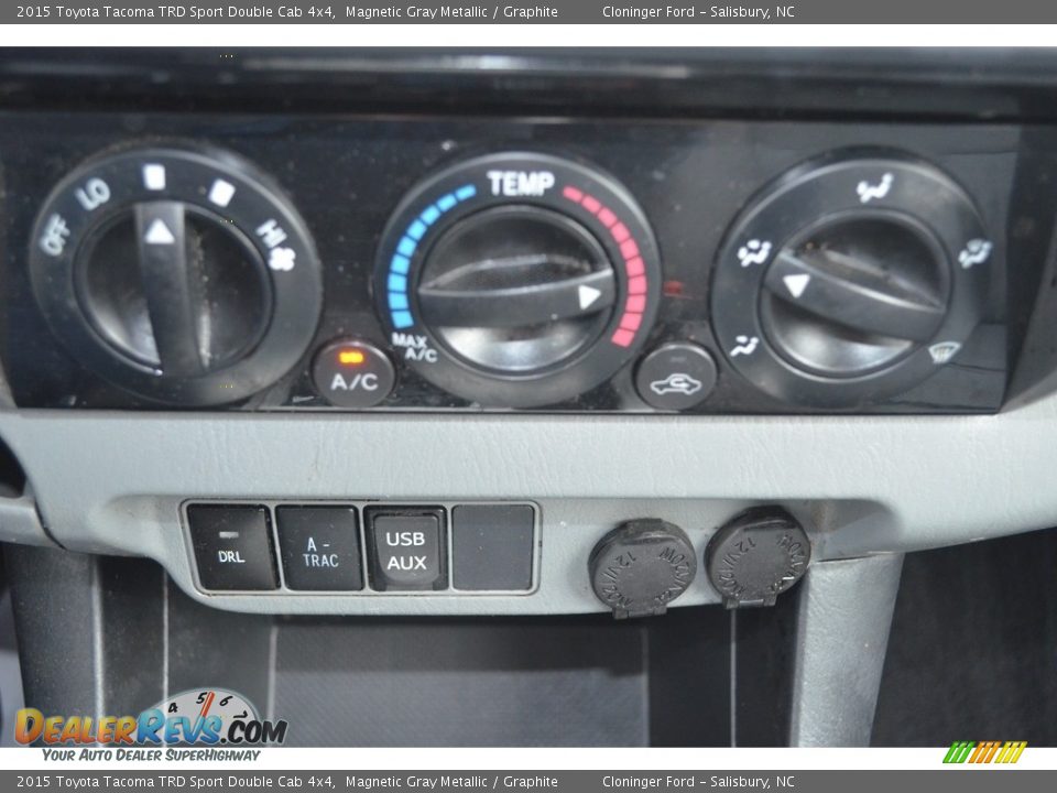 2015 Toyota Tacoma TRD Sport Double Cab 4x4 Magnetic Gray Metallic / Graphite Photo #21