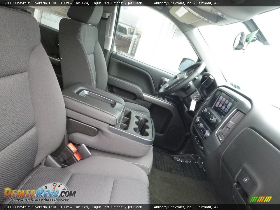 2018 Chevrolet Silverado 1500 LT Crew Cab 4x4 Cajun Red Tintcoat / Jet Black Photo #9