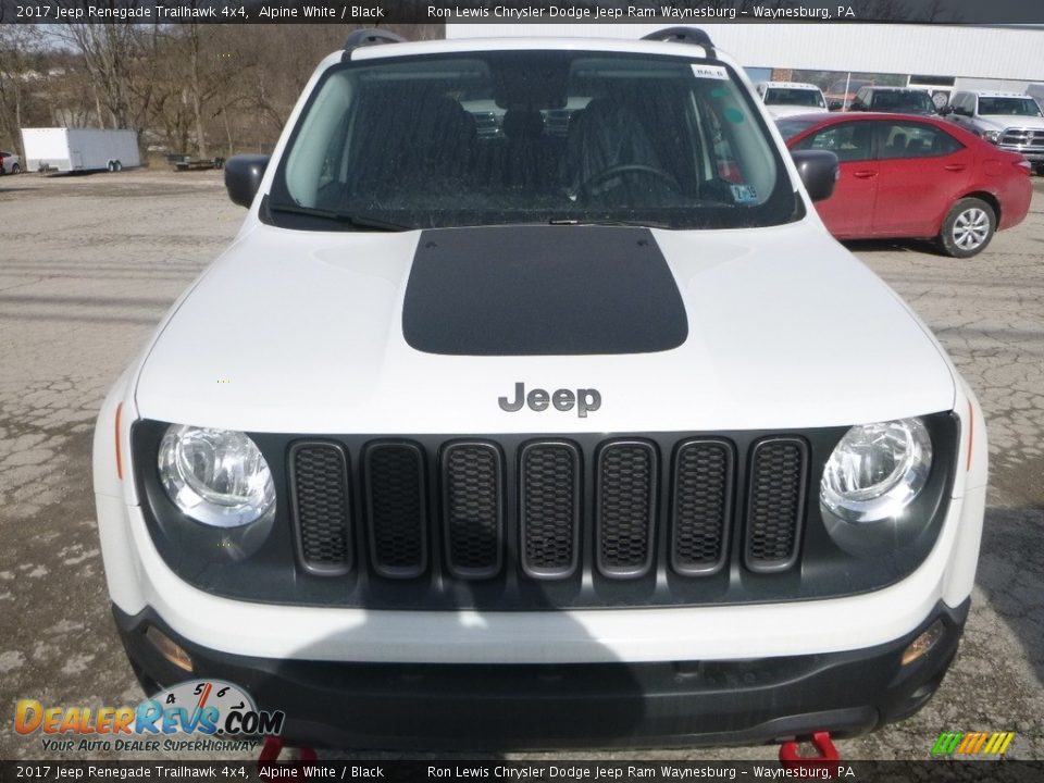 2017 Jeep Renegade Trailhawk 4x4 Alpine White / Black Photo #8