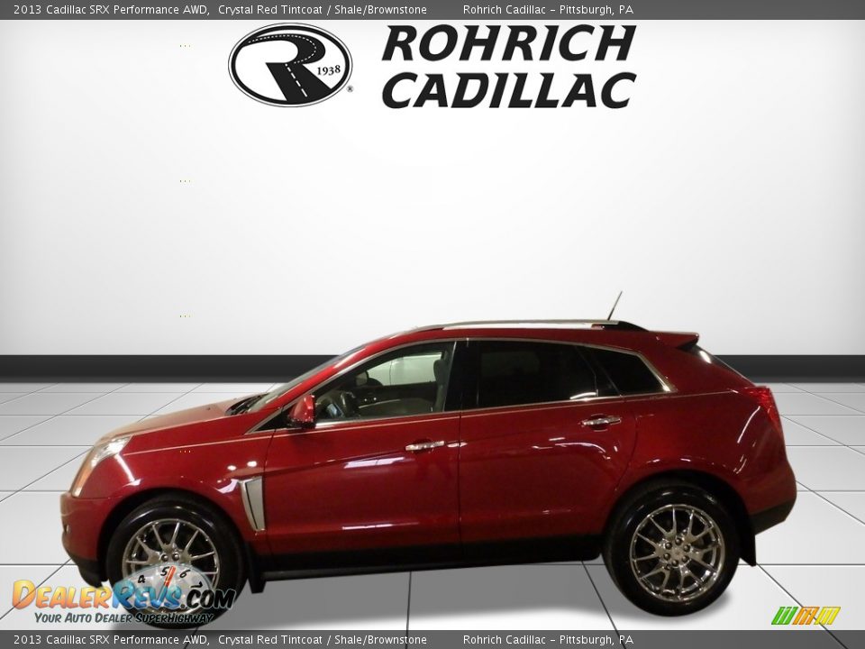 2013 Cadillac SRX Performance AWD Crystal Red Tintcoat / Shale/Brownstone Photo #2