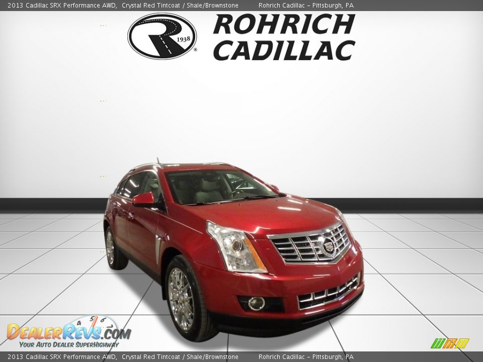 2013 Cadillac SRX Performance AWD Crystal Red Tintcoat / Shale/Brownstone Photo #7