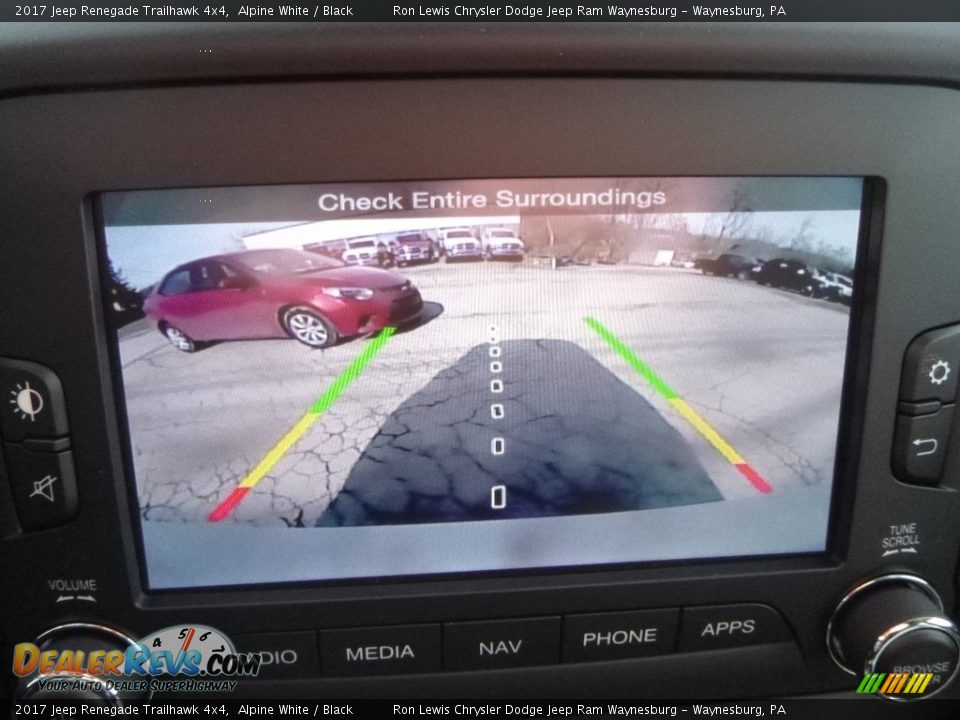 2017 Jeep Renegade Trailhawk 4x4 Alpine White / Black Photo #17