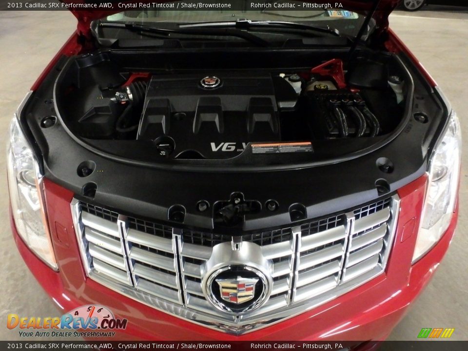 2013 Cadillac SRX Performance AWD Crystal Red Tintcoat / Shale/Brownstone Photo #10