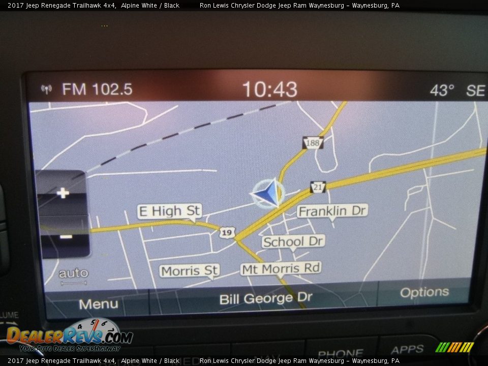 2017 Jeep Renegade Trailhawk 4x4 Alpine White / Black Photo #18