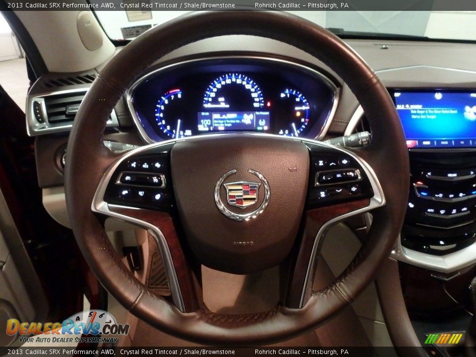 2013 Cadillac SRX Performance AWD Crystal Red Tintcoat / Shale/Brownstone Photo #20