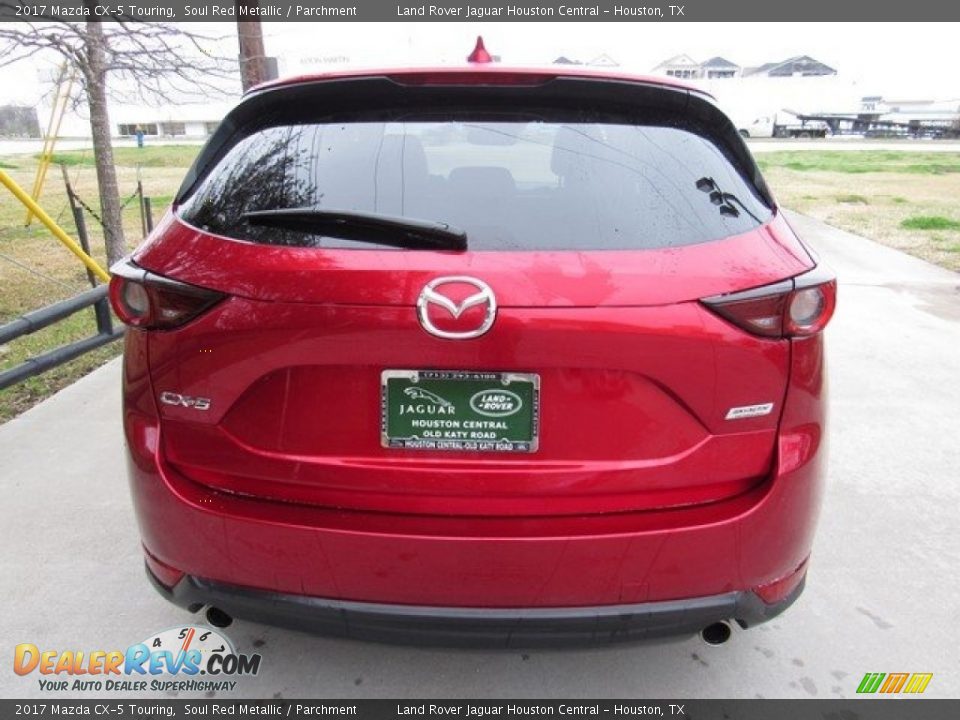 2017 Mazda CX-5 Touring Soul Red Metallic / Parchment Photo #8