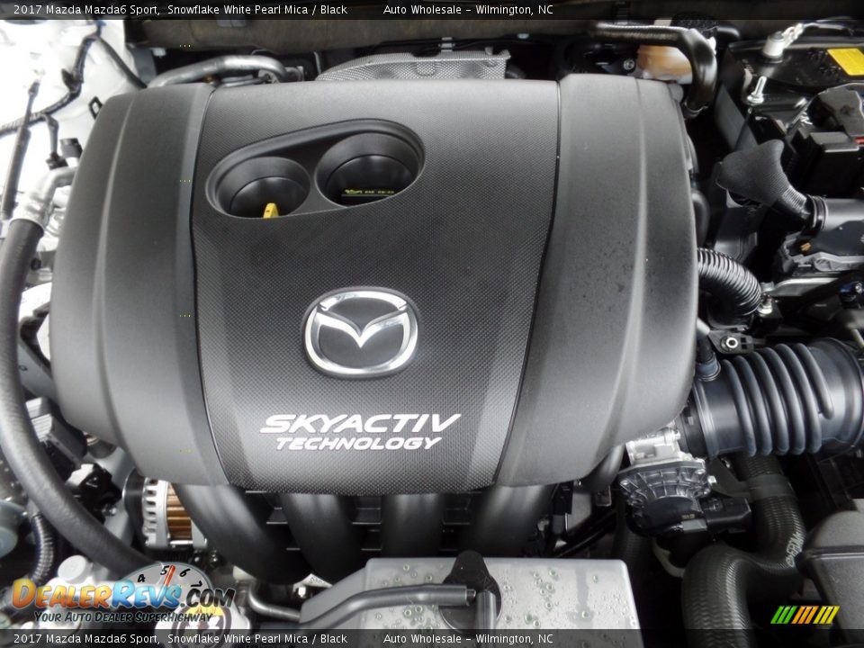 2017 Mazda Mazda6 Sport Snowflake White Pearl Mica / Black Photo #6