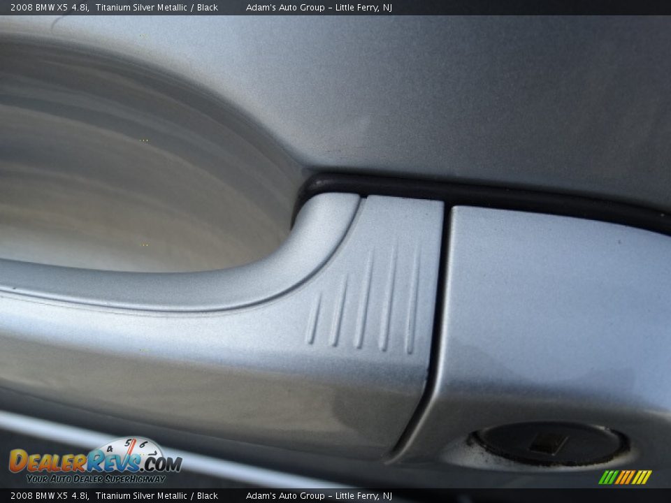 2008 BMW X5 4.8i Titanium Silver Metallic / Black Photo #8