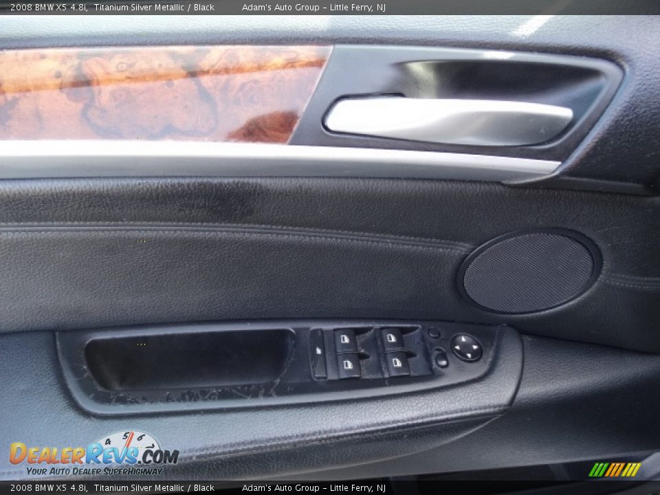 2008 BMW X5 4.8i Titanium Silver Metallic / Black Photo #9