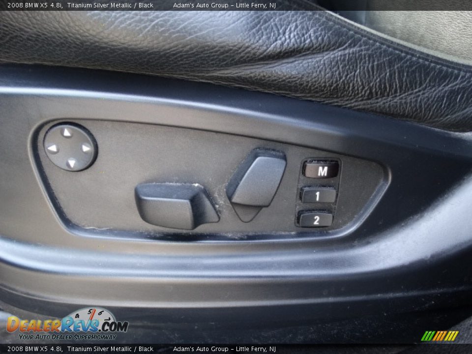 2008 BMW X5 4.8i Titanium Silver Metallic / Black Photo #11