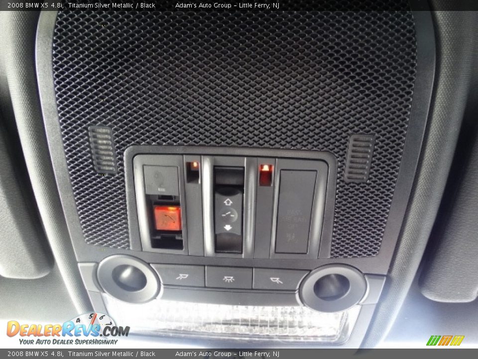 2008 BMW X5 4.8i Titanium Silver Metallic / Black Photo #23