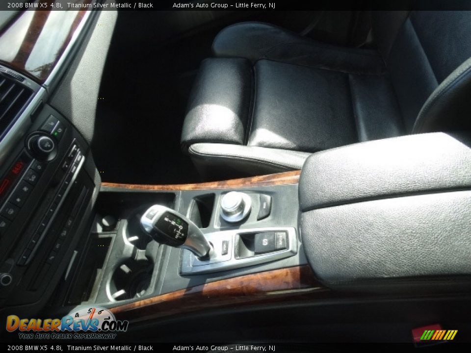 2008 BMW X5 4.8i Titanium Silver Metallic / Black Photo #24