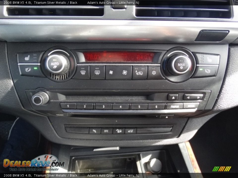 2008 BMW X5 4.8i Titanium Silver Metallic / Black Photo #27