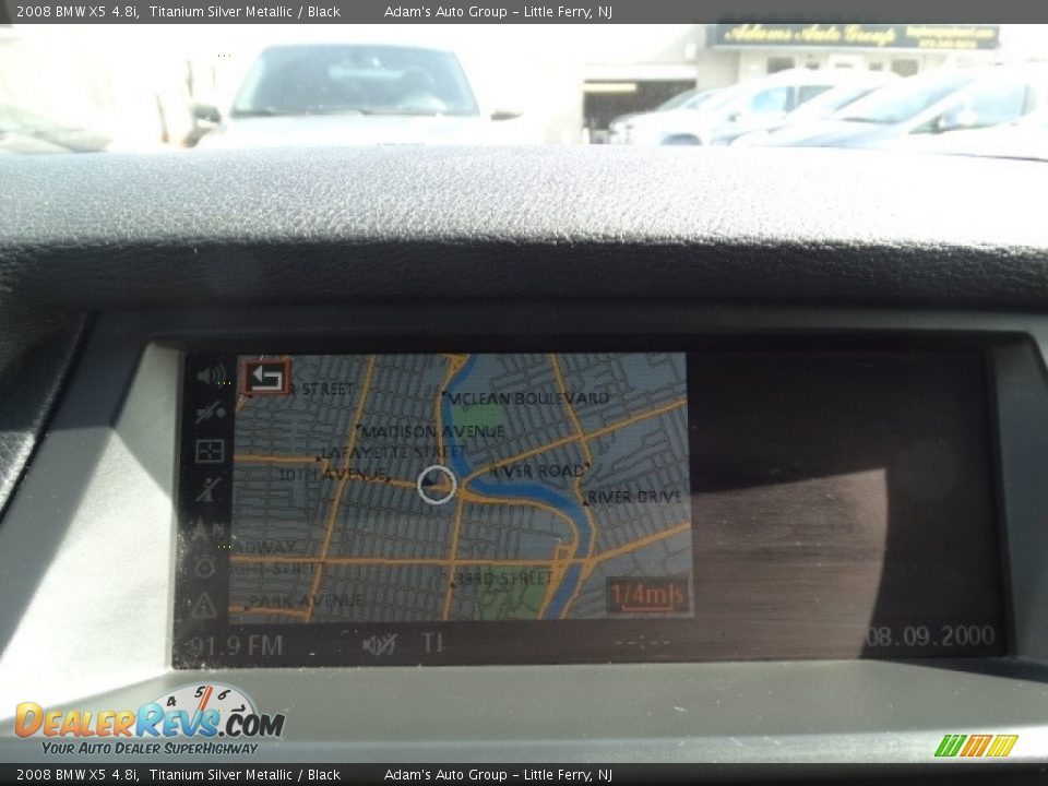 2008 BMW X5 4.8i Titanium Silver Metallic / Black Photo #29