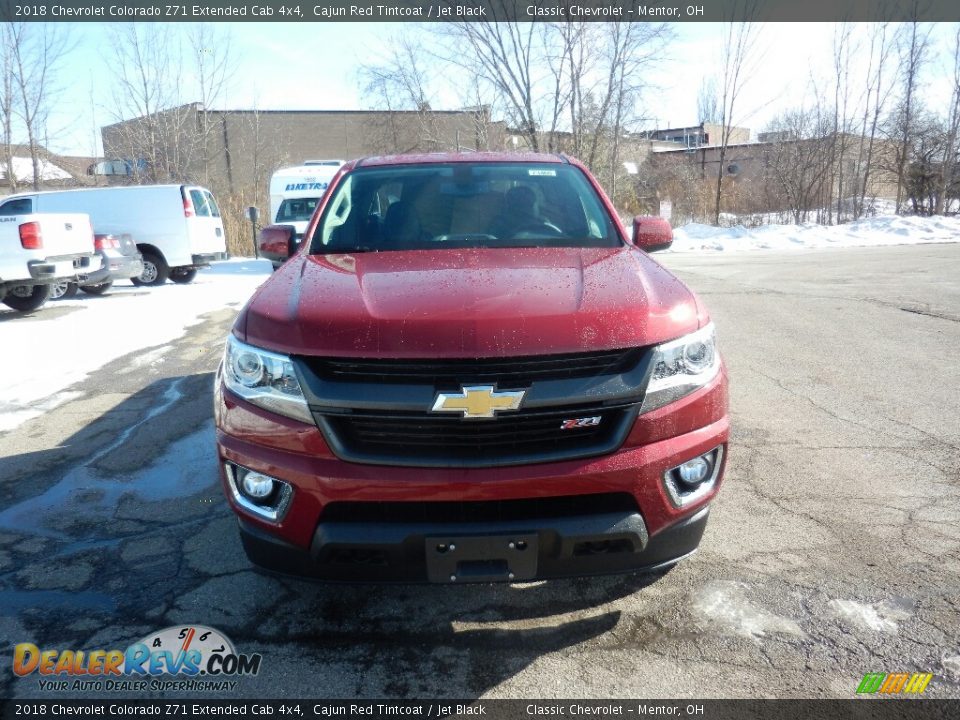 2018 Chevrolet Colorado Z71 Extended Cab 4x4 Cajun Red Tintcoat / Jet Black Photo #2