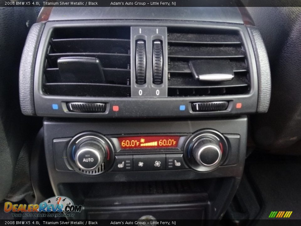 2008 BMW X5 4.8i Titanium Silver Metallic / Black Photo #34