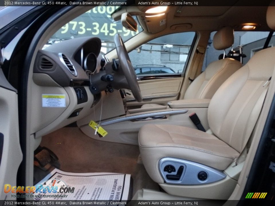 2012 Mercedes-Benz GL 450 4Matic Dakota Brown Metallic / Cashmere Photo #9