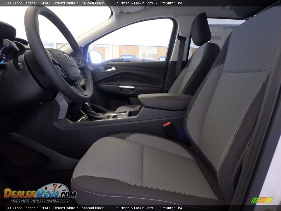 2018 Ford Escape SE 4WD Oxford White / Charcoal Black Photo #6