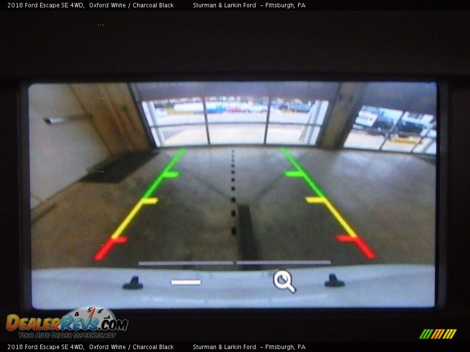 2018 Ford Escape SE 4WD Oxford White / Charcoal Black Photo #13
