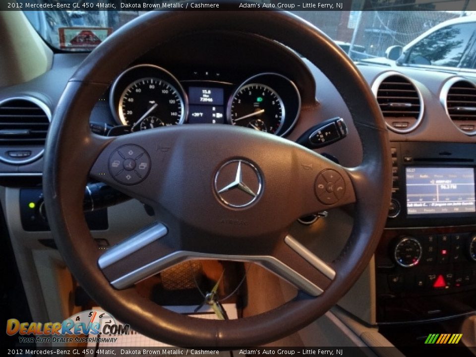 2012 Mercedes-Benz GL 450 4Matic Dakota Brown Metallic / Cashmere Photo #27