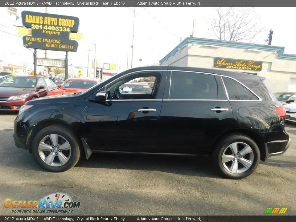 2012 Acura MDX SH-AWD Technology Crystal Black Pearl / Ebony Photo #2