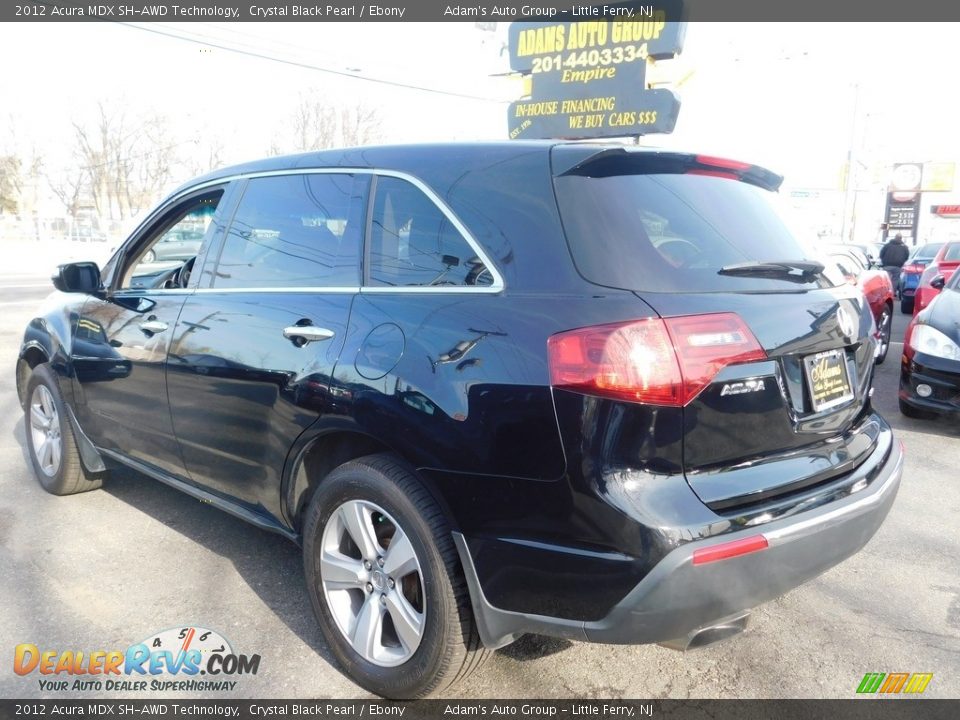 2012 Acura MDX SH-AWD Technology Crystal Black Pearl / Ebony Photo #3